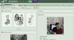 Desktop Screenshot of miketcherry.deviantart.com