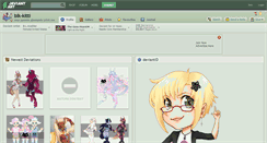 Desktop Screenshot of blk-kitti.deviantart.com