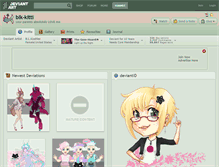 Tablet Screenshot of blk-kitti.deviantart.com