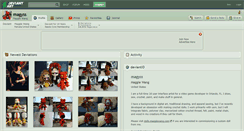 Desktop Screenshot of magyss.deviantart.com