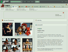 Tablet Screenshot of magyss.deviantart.com
