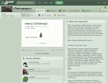 Tablet Screenshot of jthm-maniacs.deviantart.com