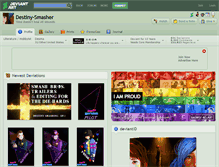 Tablet Screenshot of destiny-smasher.deviantart.com