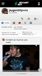 Mobile Screenshot of jaygambitpwns.deviantart.com
