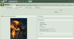 Desktop Screenshot of neoworm.deviantart.com