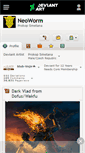Mobile Screenshot of neoworm.deviantart.com