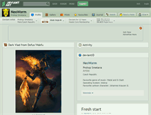 Tablet Screenshot of neoworm.deviantart.com