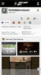 Mobile Screenshot of forbiddencolours.deviantart.com
