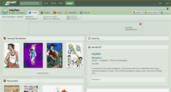 Desktop Screenshot of inkypen.deviantart.com