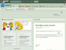 Tablet Screenshot of kerske13.deviantart.com