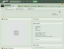 Tablet Screenshot of embieria.deviantart.com