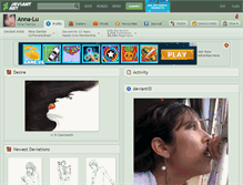 Tablet Screenshot of anna-lu.deviantart.com