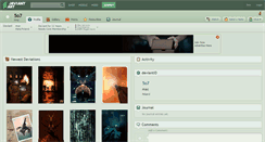 Desktop Screenshot of 5o7.deviantart.com