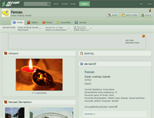 Tablet Screenshot of fenran.deviantart.com