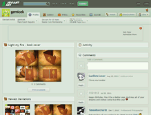Tablet Screenshot of gemicek.deviantart.com