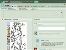 Tablet Screenshot of navaa.deviantart.com