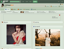 Tablet Screenshot of lileinaya.deviantart.com