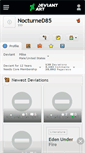 Mobile Screenshot of nocturned85.deviantart.com