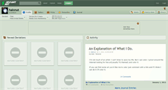 Desktop Screenshot of halonut.deviantart.com