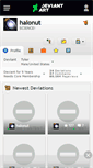 Mobile Screenshot of halonut.deviantart.com