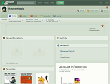 Tablet Screenshot of likeanartistplz.deviantart.com