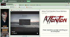 Desktop Screenshot of lethalartz.deviantart.com