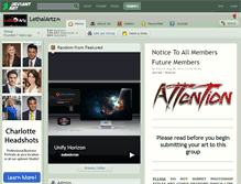 Tablet Screenshot of lethalartz.deviantart.com
