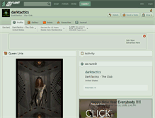 Tablet Screenshot of darktactics.deviantart.com