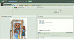 Desktop Screenshot of darksideheart.deviantart.com