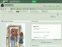 Tablet Screenshot of darksideheart.deviantart.com