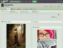 Tablet Screenshot of drkangelkitty.deviantart.com