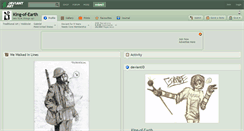 Desktop Screenshot of king-of-earth.deviantart.com