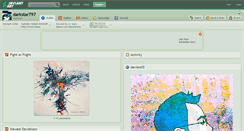 Desktop Screenshot of darkstar797.deviantart.com