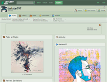 Tablet Screenshot of darkstar797.deviantart.com