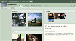 Desktop Screenshot of carma-academy.deviantart.com