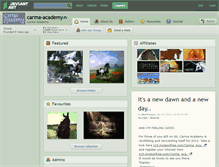 Tablet Screenshot of carma-academy.deviantart.com