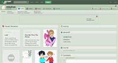 Desktop Screenshot of mistyfrost.deviantart.com