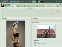 Tablet Screenshot of byra666.deviantart.com