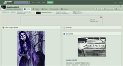 Desktop Screenshot of deathwish85.deviantart.com