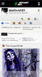 Mobile Screenshot of deathwish85.deviantart.com