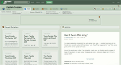 Desktop Screenshot of captain-sweden.deviantart.com