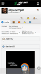 Mobile Screenshot of miyu-sempai.deviantart.com