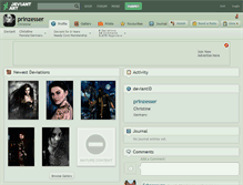 Tablet Screenshot of prinzesser.deviantart.com