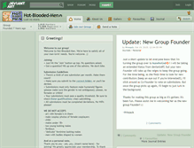 Tablet Screenshot of hot-blooded-men.deviantart.com