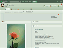 Tablet Screenshot of candy-lauriss.deviantart.com