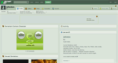 Desktop Screenshot of johnston.deviantart.com