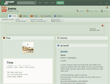 Tablet Screenshot of jlminks.deviantart.com