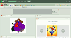 Desktop Screenshot of cbfox.deviantart.com