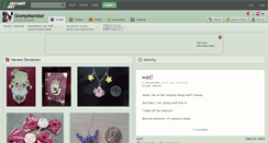 Desktop Screenshot of glompmonster.deviantart.com