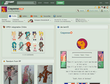Tablet Screenshot of crayonne.deviantart.com